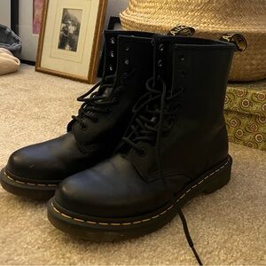 Dr. Martens Black Leather Boots